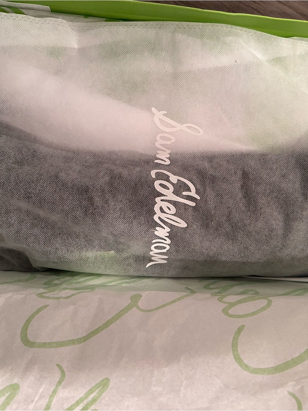 Sam Edelman Black Suede-Look Over-the-Knee Pointed Boots - Picture 4 of 6